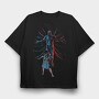 Ice Dancer Halftone, Tricou Oversize Barbati (Unisex)