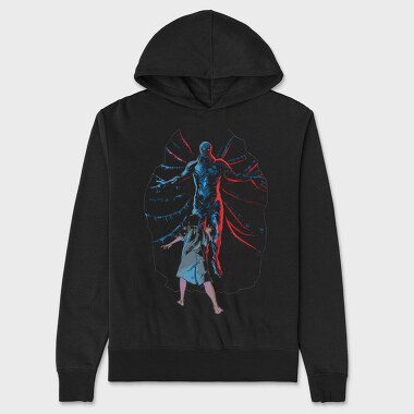 Ice Dancer Halftone, Hanorac Oversize Barbati (Unisex)