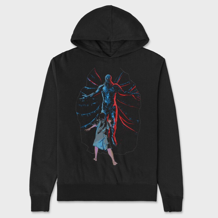 Ice Dancer Halftone, Hanorac Oversize Barbati (Unisex)