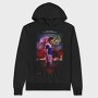 Fireworks Halftone Stranger, Hanorac Oversize Barbati (Unisex)