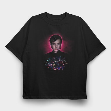 Eleven Halftone, Tricou Oversize Barbati (Unisex)