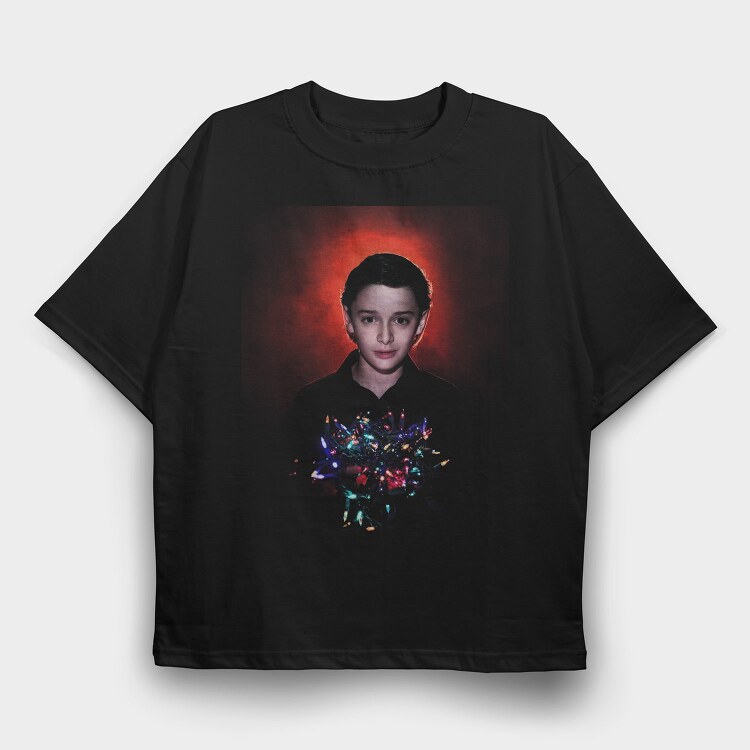 Child Halftone, Tricou Oversize Barbati (Unisex)