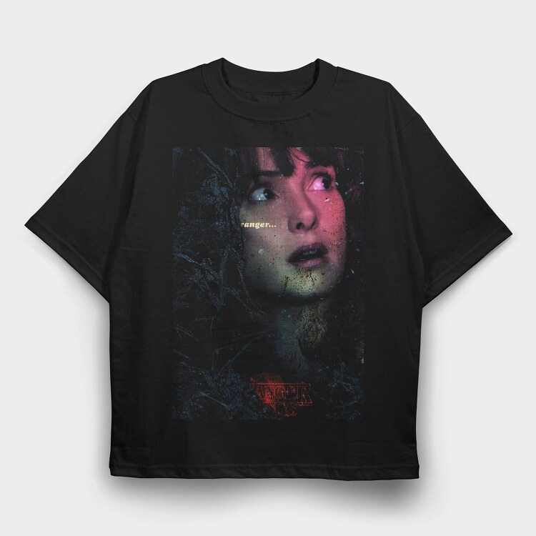 Anger Halftone, Tricou Oversize Barbati (Unisex)