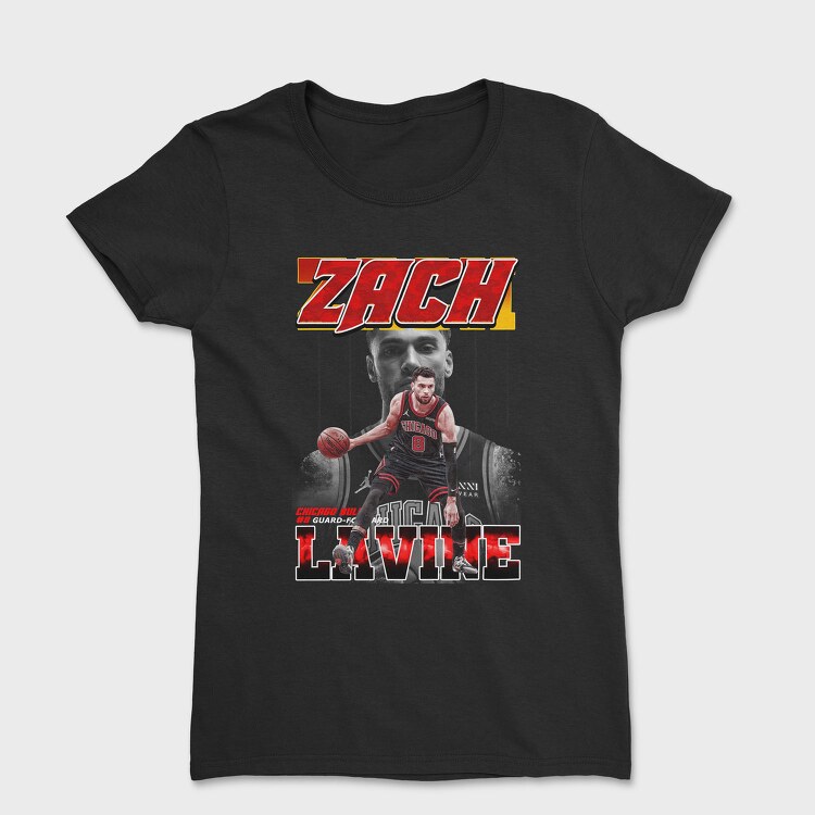 Zach Lavieste Chicago Bulls, Tricou Femei