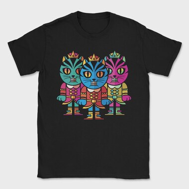Cat Nut Cracker, Tricou Barbati (Unisex)