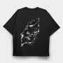 Cat Ripping, Tricou Oversize Barbati (Unisex)