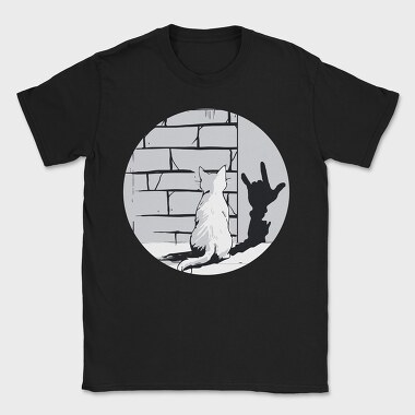 Cat Rock Sign Shadow, Tricou Barbati (Unisex)