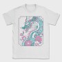 Floral Dragon Peranaken, Tricou Barbati (Unisex)