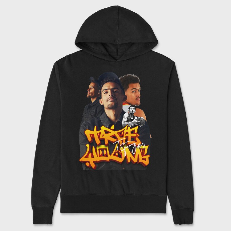 Thug Life Nba, Hanorac Oversize Barbati (Unisex)