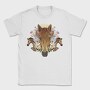 Floral Horses Collage Geometry, Tricou Barbati (Unisex)