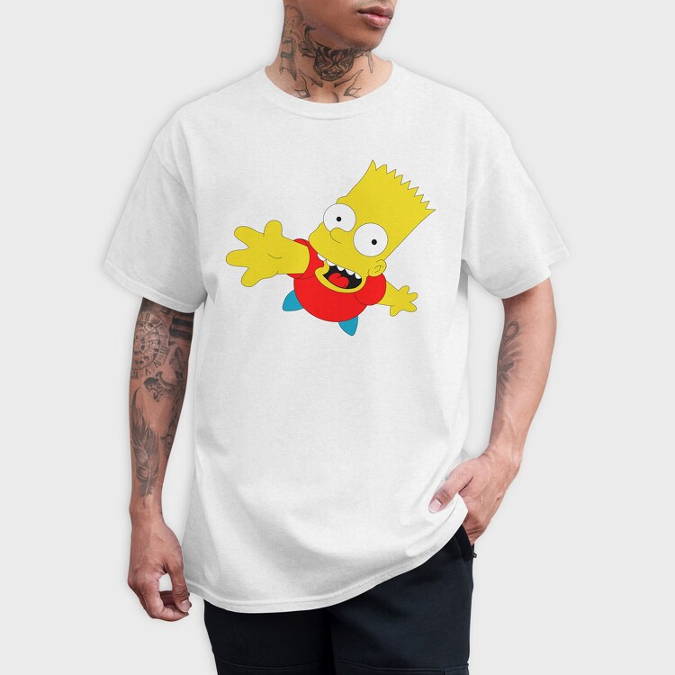 Cartoon Retro the Simpsons 6, Tricou Barbati (Unisex)