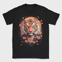 Floral Japanese Tiger Japanesse, Tricou Barbati (Unisex)