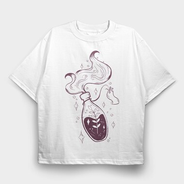 Floral Magic Potion, Tricou Oversize Barbati (Unisex)