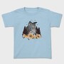 Floral Wolf Mug, Tricou Copii