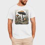 Retro Funghi, Tricou Barbati (Unisex)