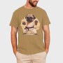 Pug Karate, Tricou Barbati (Unisex)