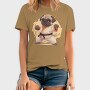 Pug Karate, Tricou Barbati (Unisex)