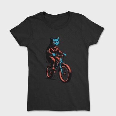 Cat on Bike, Tricou Femei