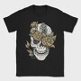 Flower Skull, Tricou Barbati (Unisex)
