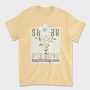 Flower Text Patience, Tricou Barbati (Unisex)