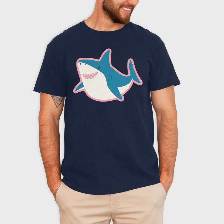 Shark 2, Tricou Barbati (Unisex)