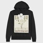 Flower Text Patience, Hanorac Oversize Barbati (Unisex)
