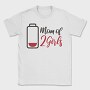 Girl Mom Battery Funny Momo Of Two Girls, Tricou Barbati (Unisex)