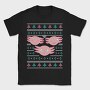 Axolotl Christmas Sweater Ugly, Tricou Barbati (Unisex)