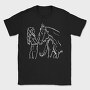 Girl With Horse, Tricou Barbati (Unisex)