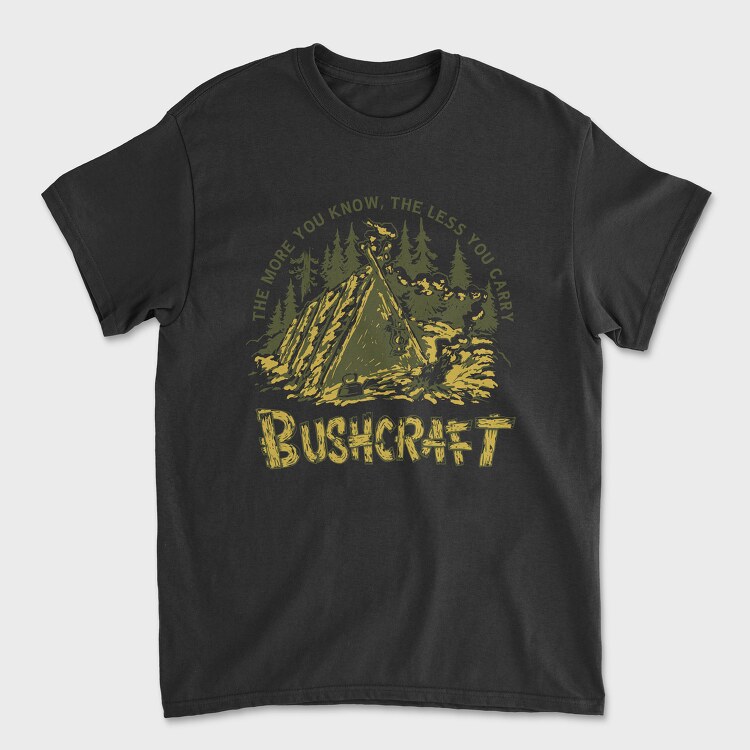 The More You Know the Less You Carry, Tricou Barbati (Unisex)
