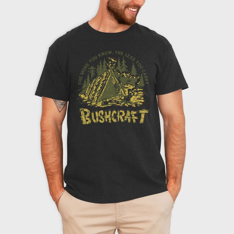 The More You Know the Less You Carry, Tricou Barbati (Unisex)