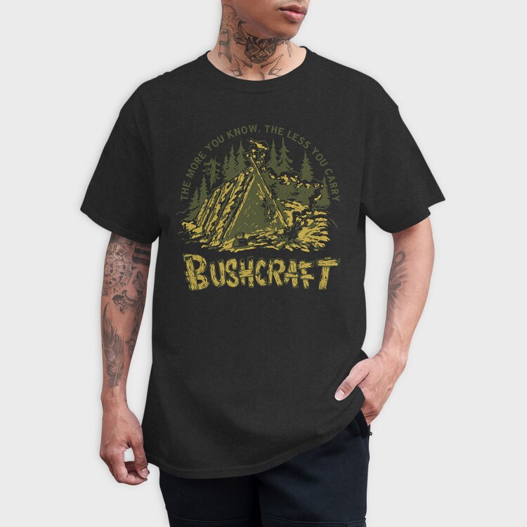 The More You Know the Less You Carry, Tricou Barbati (Unisex)