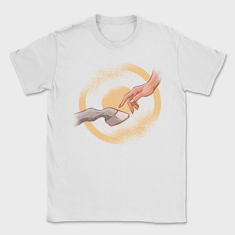 Girls Hand And Horse Touching, Tricou Barbati (Unisex)