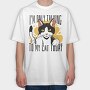 Cat Talk, Tricou Oversize Barbati (Unisex)