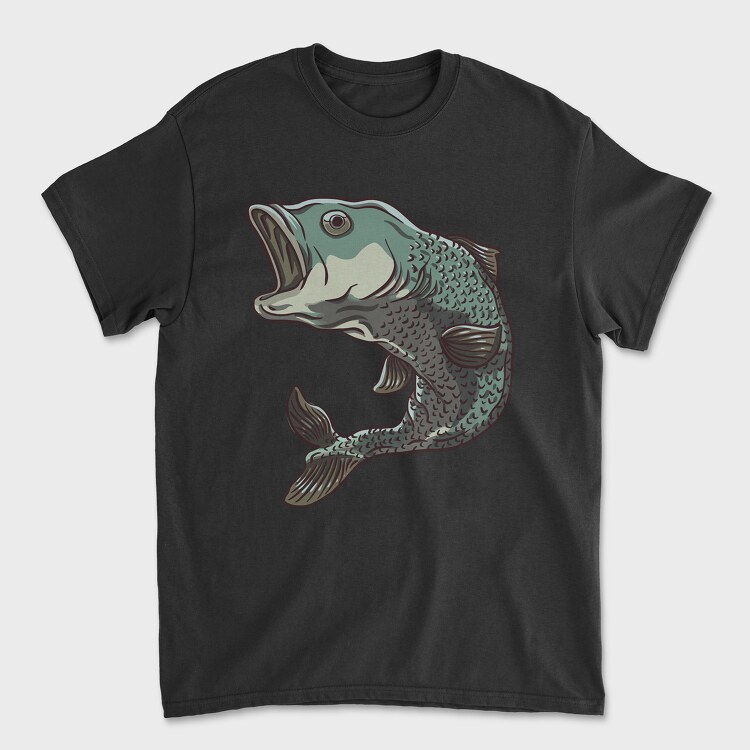 Jumping Pike Perch, Tricou Barbati (Unisex)