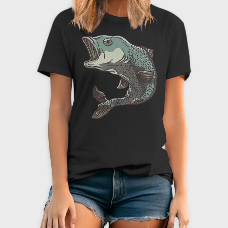 Jumping Pike Perch, Tricou Barbati (Unisex)