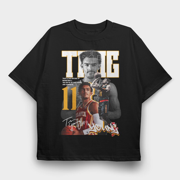 Nba 11 Athletes, Tricou Oversize Barbati (Unisex)