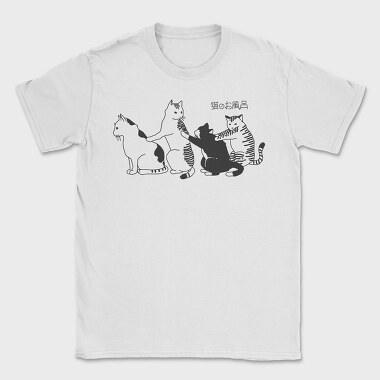 Cats Japanese Bath, Tricou Barbati (Unisex)