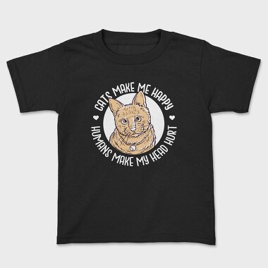 Cats Make Me Happy, Tricou Copii