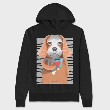 Cavalier King Charles, Hanorac Oversize Barbati (Unisex)