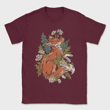 Chamomiles Fox, Tricou Barbati (Unisex)