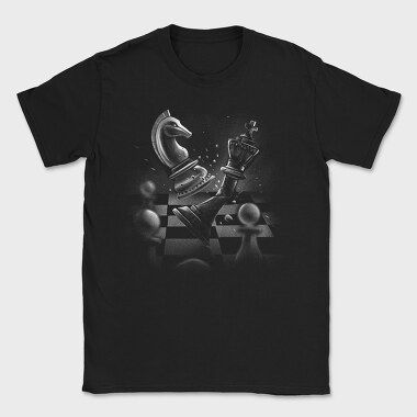 Chess Dramatic Monochrome, Tricou Barbati (Unisex)