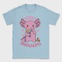 Axolotl Eating Candy Snaxalotl, Tricou Barbati (Unisex)