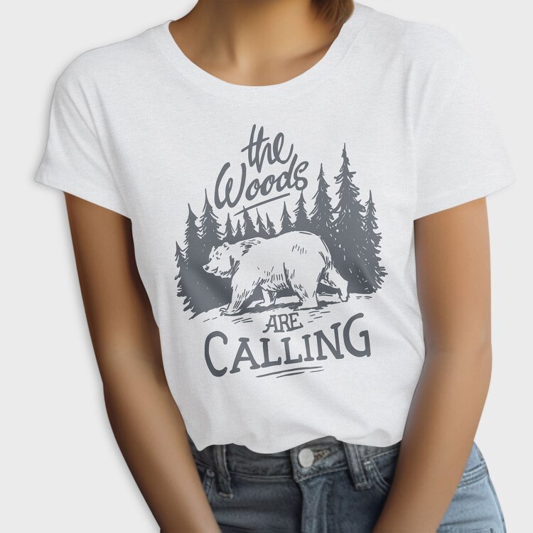 The Woods Are Calling Bear, Tricou Femei