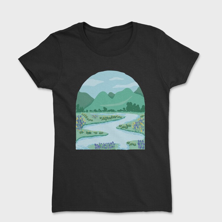 Flower Meadow, Tricou Femei