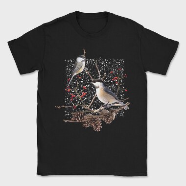 Chickadee Bird, Tricou Barbati (Unisex)