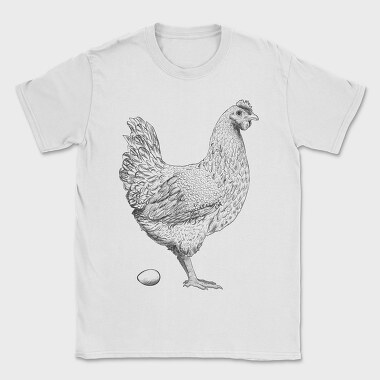 Chicken Egg, Tricou Barbati (Unisex)