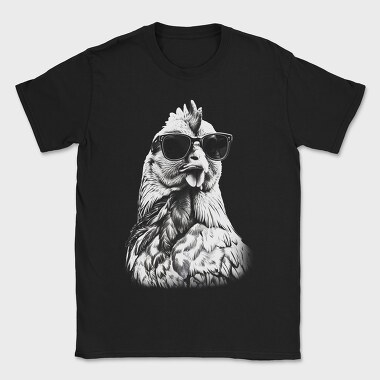 Chicken Monochrome Sunglases, Tricou Barbati (Unisex)