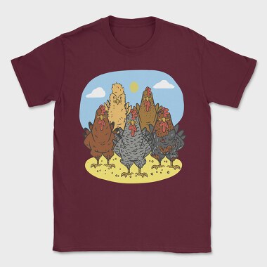 Chicken Slots, Tricou Barbati (Unisex)