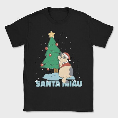Chistmas Cat, Tricou Barbati (Unisex)